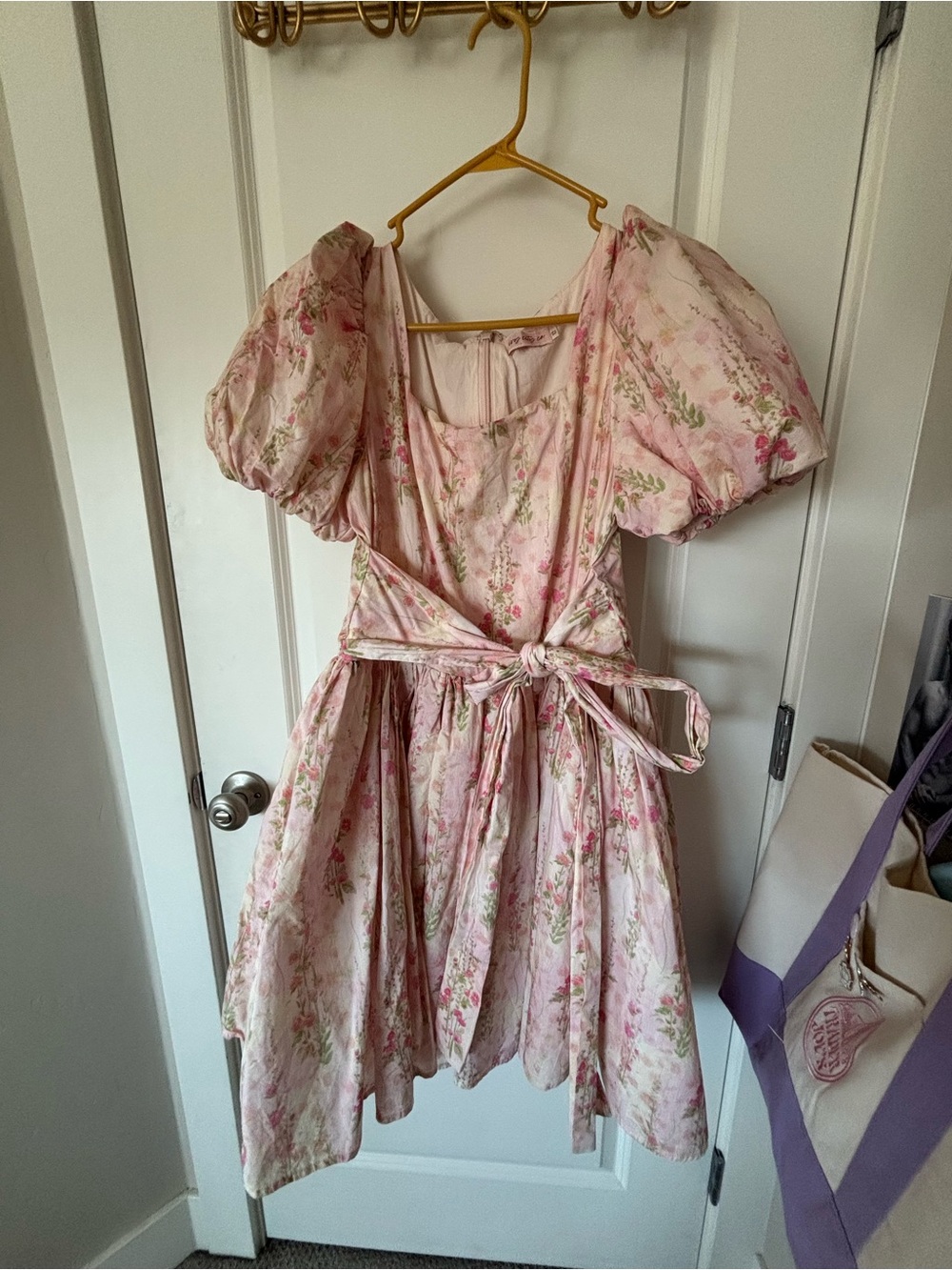 Ivy City Pink Floral Cupcake Dress - Picture 2 of 4